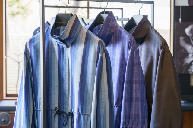 牛首紬×MIZEN白山店<加賀乃織座>